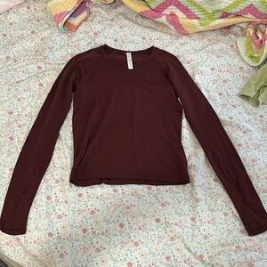 lululemon long sleeve swiftly tech 2.0 race length size 6